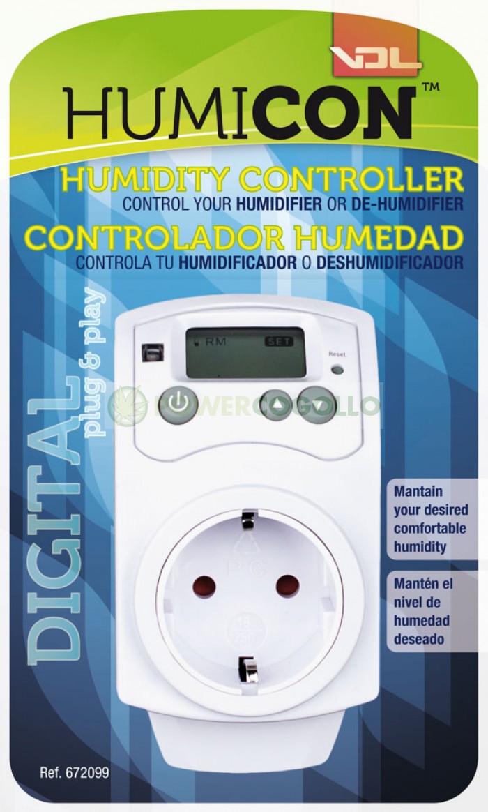 HUMIDIFICADOR 4L + CONTROLADOR REGULADOR DE HUMEDAD DIGITAL